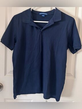 Port Authority Navy boys Short-Sleeve Polo